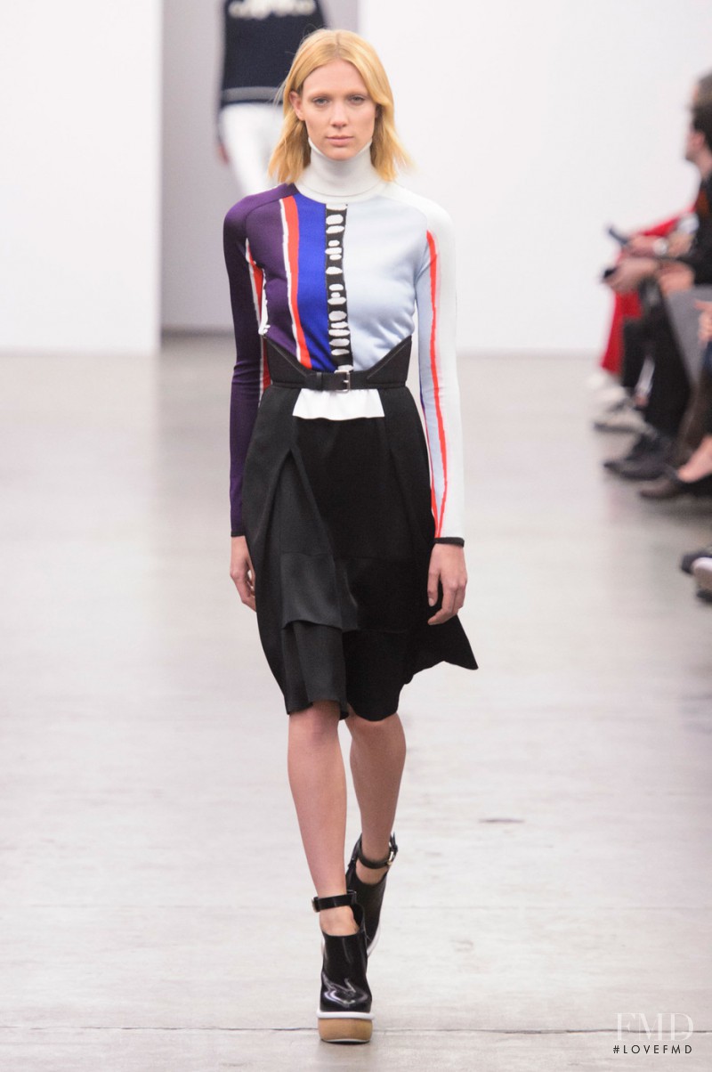 Annely Bouma featured in  the Iceberg fashion show for Autumn/Winter 2015