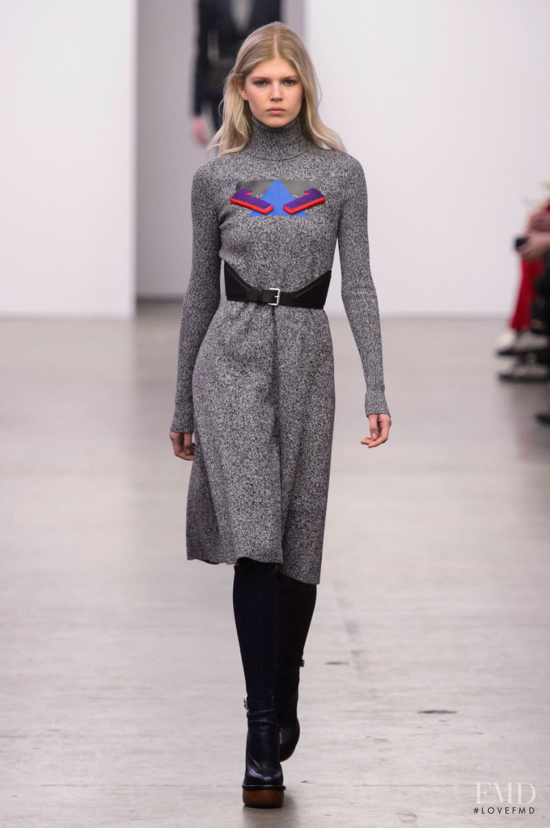 Ola Rudnicka featured in  the Iceberg fashion show for Autumn/Winter 2015