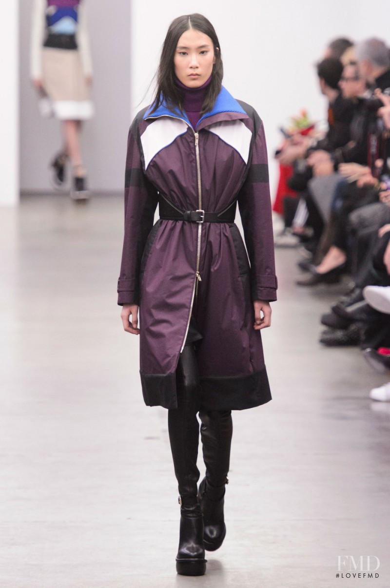 Dongqi Xue featured in  the Iceberg fashion show for Autumn/Winter 2015