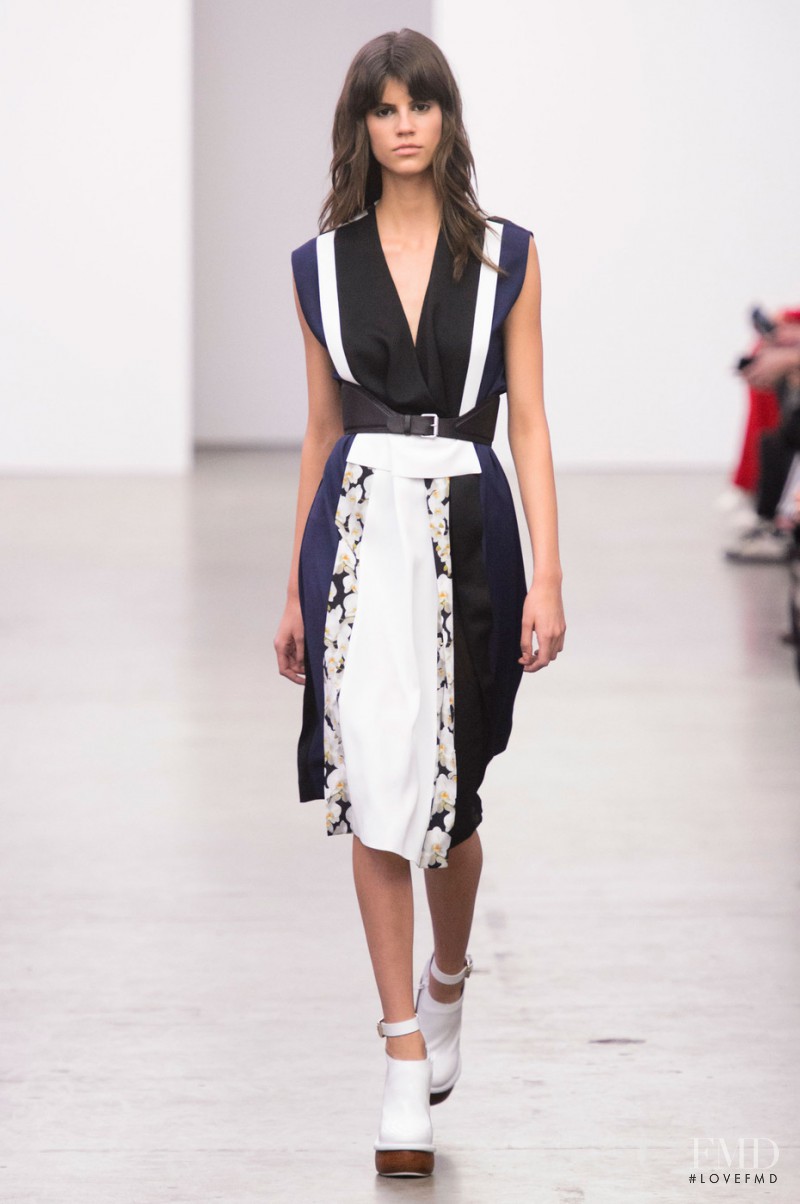 Antonina Petkovic featured in  the Iceberg fashion show for Autumn/Winter 2015