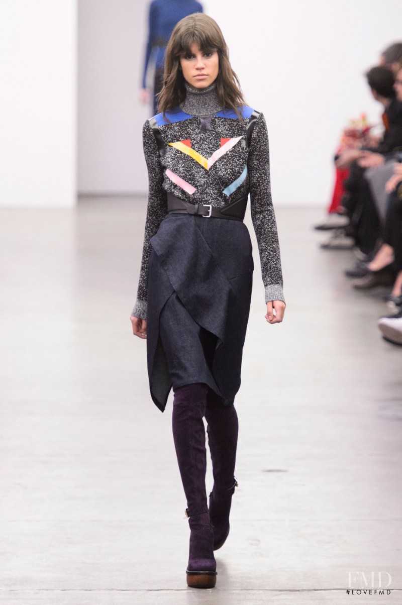 Antonina Petkovic featured in  the Iceberg fashion show for Autumn/Winter 2015