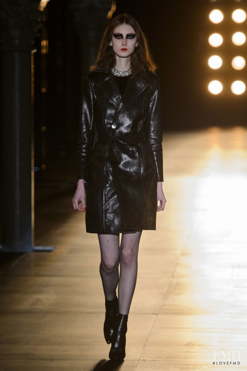 Klementyna Dmowska featured in  the Saint Laurent fashion show for Autumn/Winter 2015