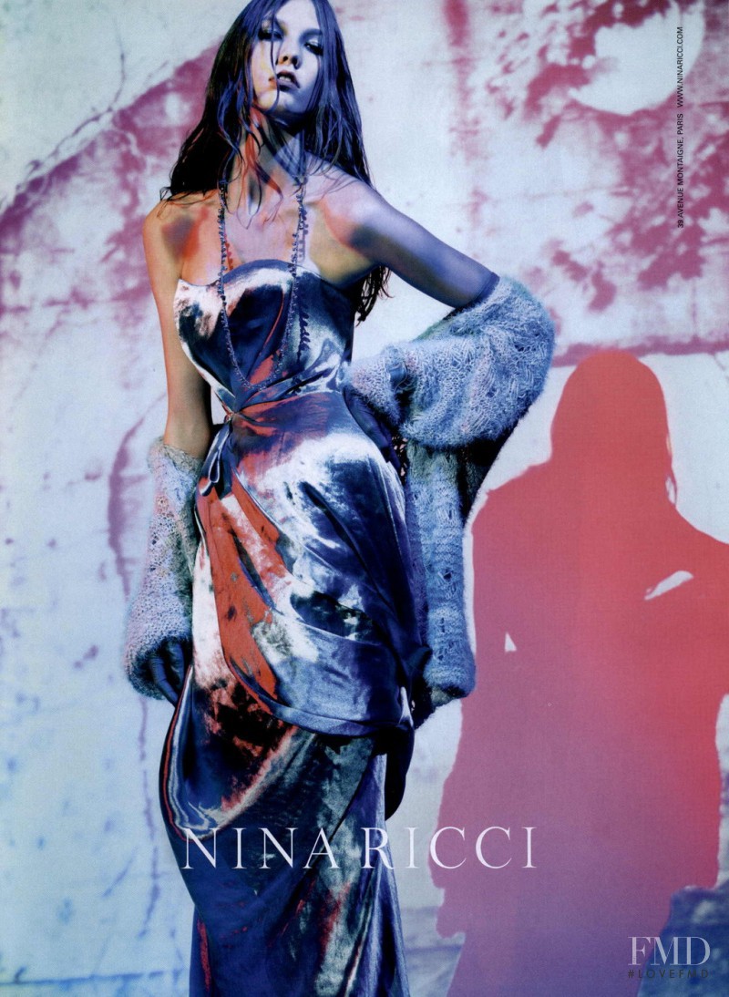 Karlie Kloss featured in  the Nina Ricci advertisement for Spring/Summer 2008