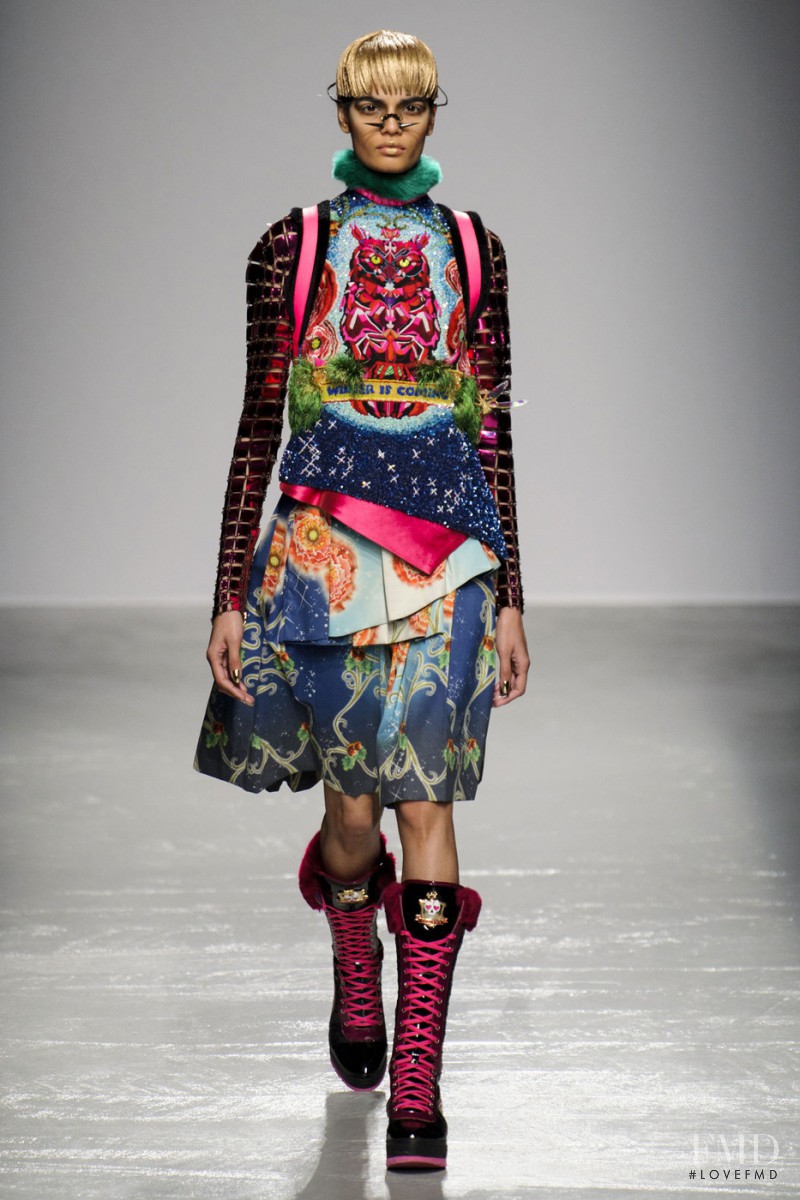 Bhumika Arora featured in  the Manish Arora fashion show for Autumn/Winter 2015