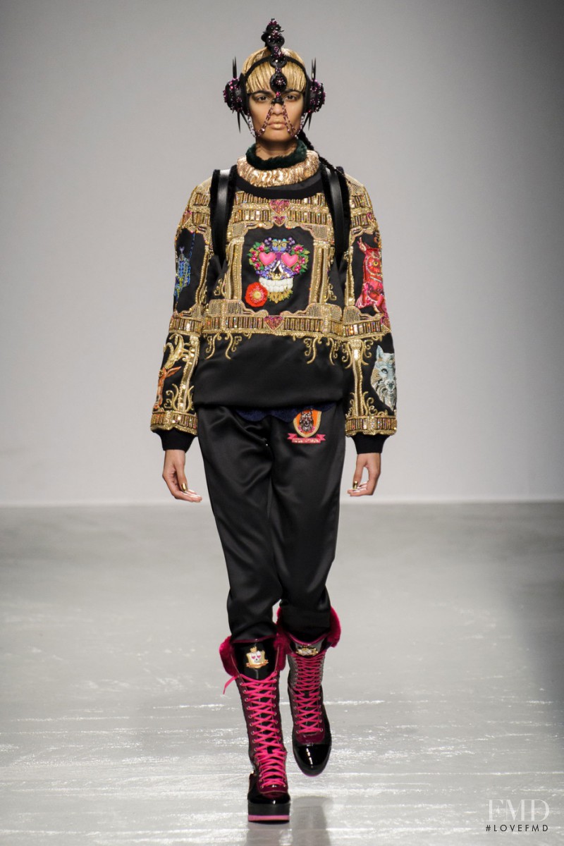 Bhumika Arora featured in  the Manish Arora fashion show for Autumn/Winter 2015