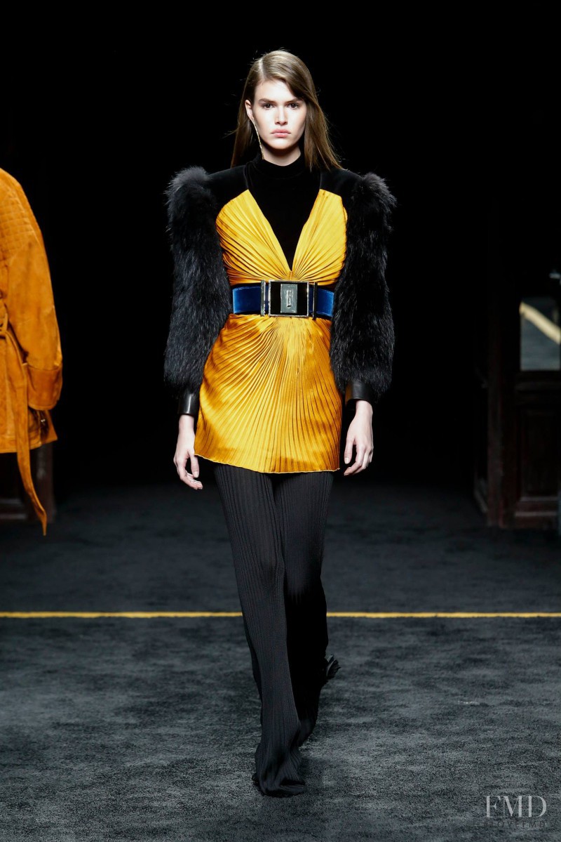Vanessa Moody featured in  the Balmain fashion show for Autumn/Winter 2015