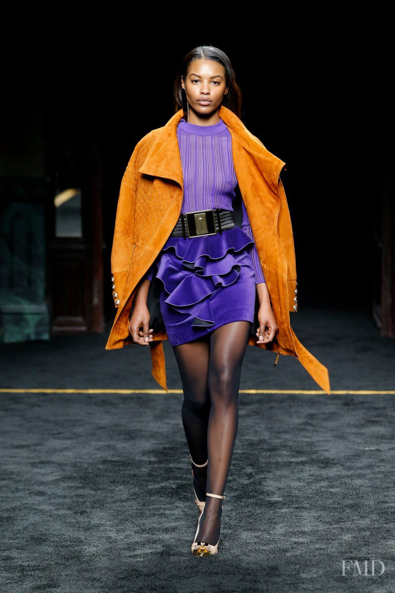 Sharam Diniz featured in  the Balmain fashion show for Autumn/Winter 2015