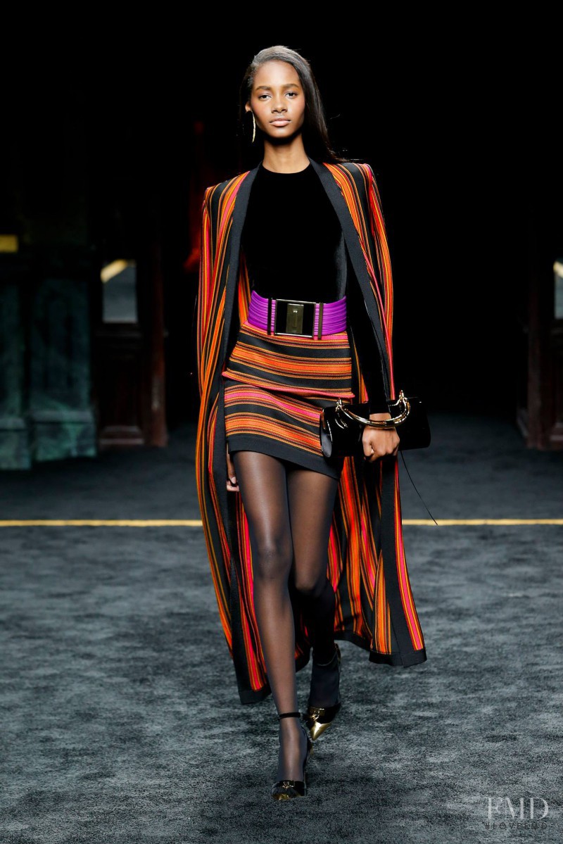 Tami Williams featured in  the Balmain fashion show for Autumn/Winter 2015