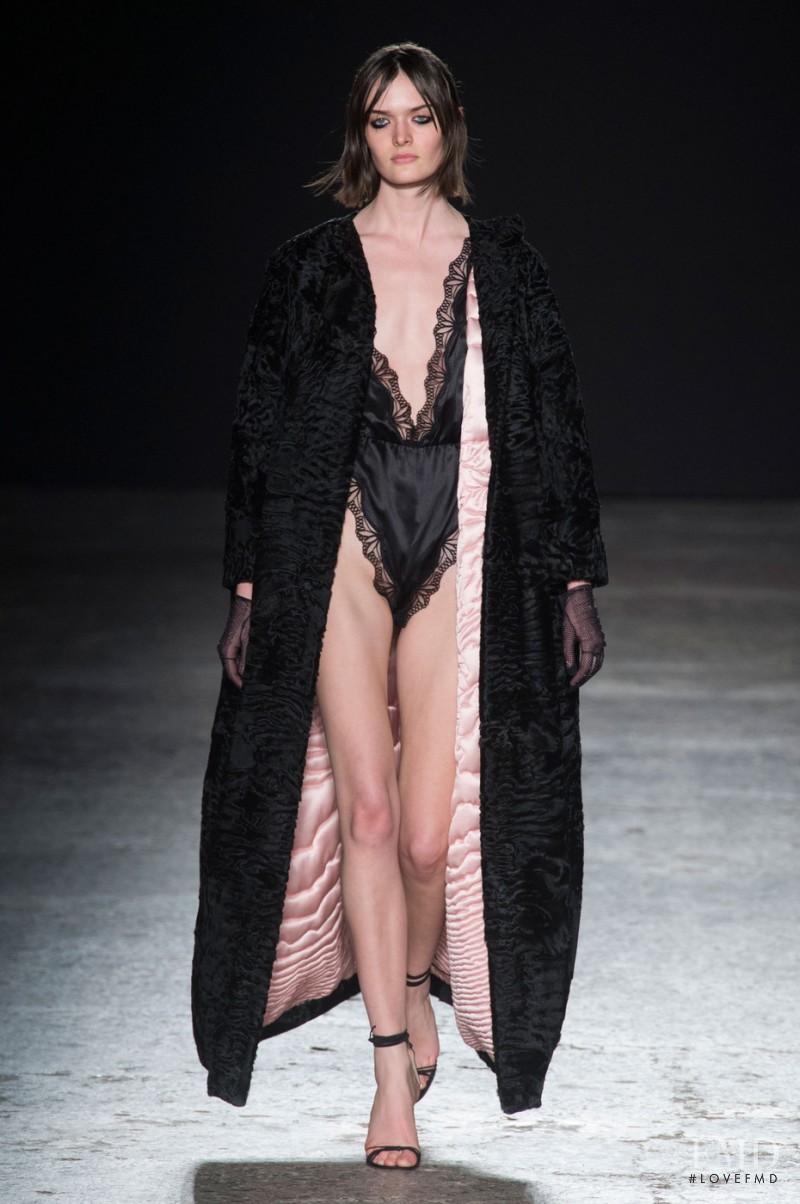 Sam Rollinson featured in  the Francesco Scognamiglio fashion show for Autumn/Winter 2015