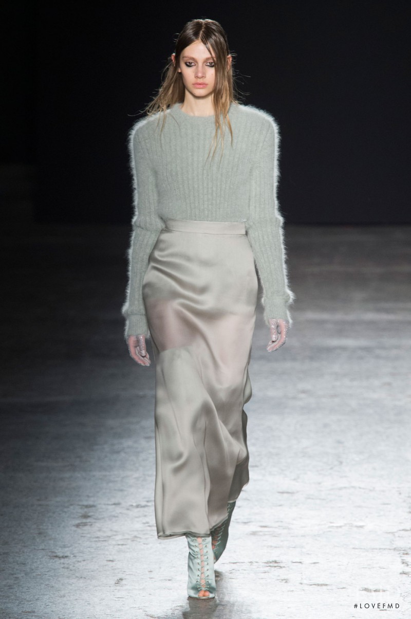 Eva Saadi Schimmel featured in  the Francesco Scognamiglio fashion show for Autumn/Winter 2015