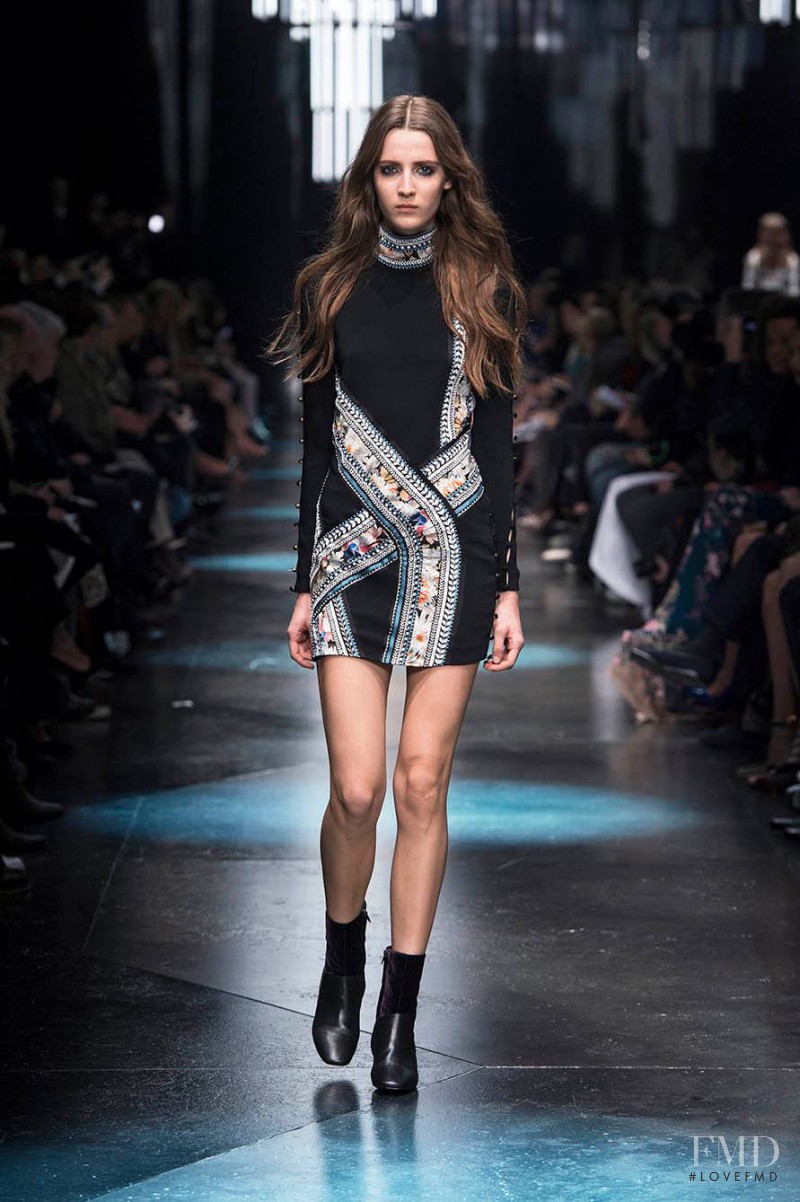 Yana Van Ginneken featured in  the Roberto Cavalli fashion show for Autumn/Winter 2015