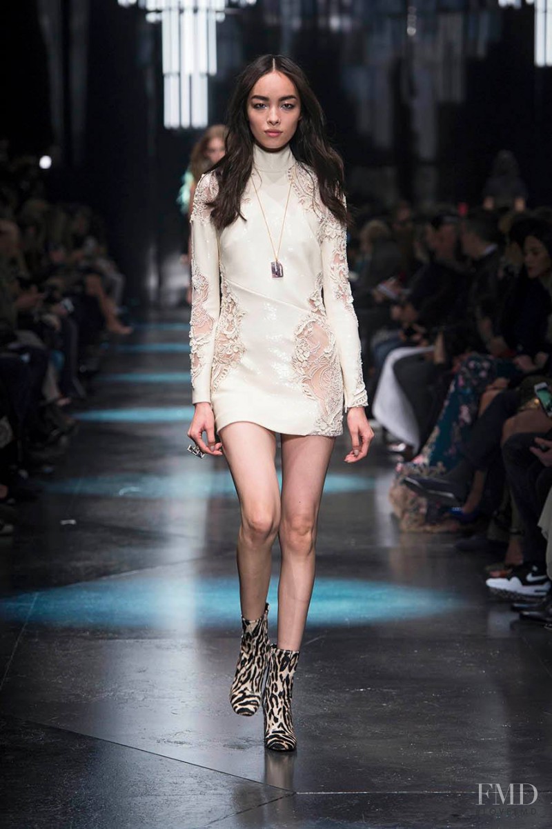 Fei Fei Sun featured in  the Roberto Cavalli fashion show for Autumn/Winter 2015