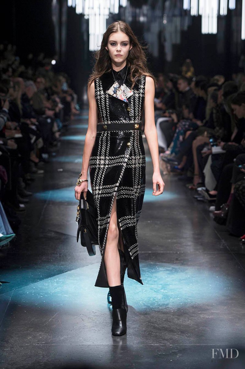 Irina Shnitman featured in  the Roberto Cavalli fashion show for Autumn/Winter 2015