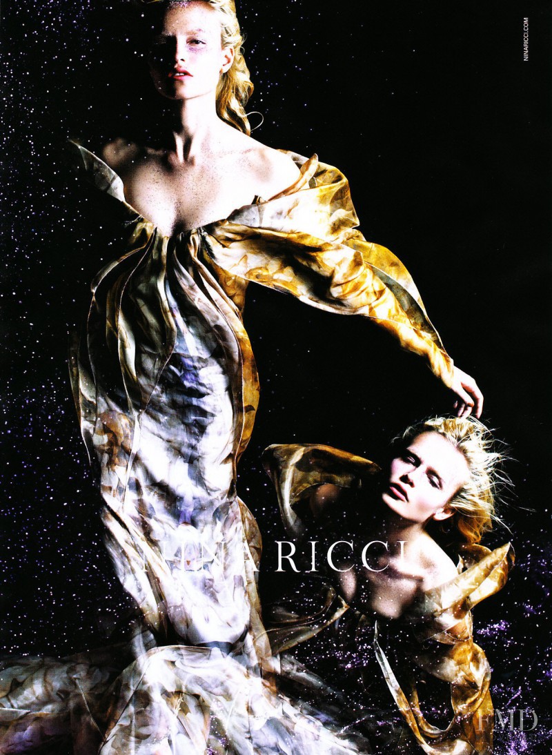 Natasha Poly featured in  the Nina Ricci advertisement for Autumn/Winter 2008