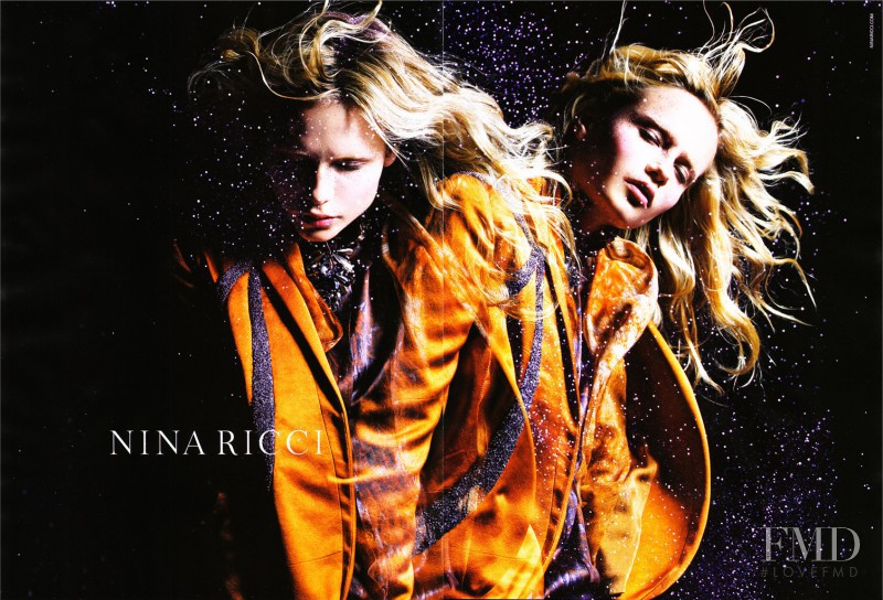 Natasha Poly featured in  the Nina Ricci advertisement for Autumn/Winter 2008