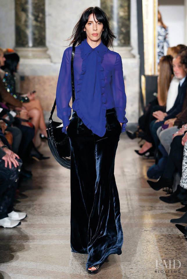 Jamie Bochert featured in  the Pucci fashion show for Autumn/Winter 2015
