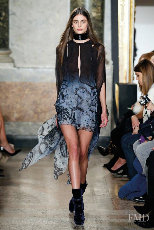 Taylor Hill featured in  the Pucci fashion show for Autumn/Winter 2015