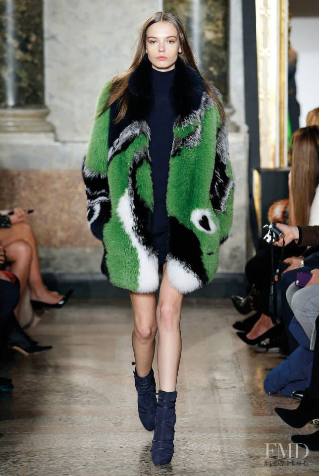 Mina Cvetkovic featured in  the Pucci fashion show for Autumn/Winter 2015