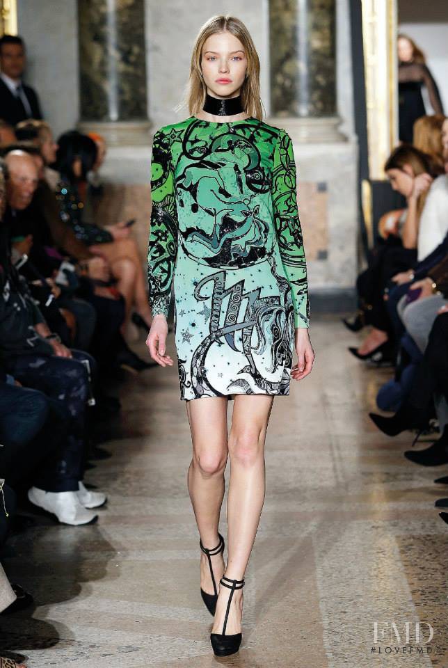 Sasha Luss featured in  the Pucci fashion show for Autumn/Winter 2015