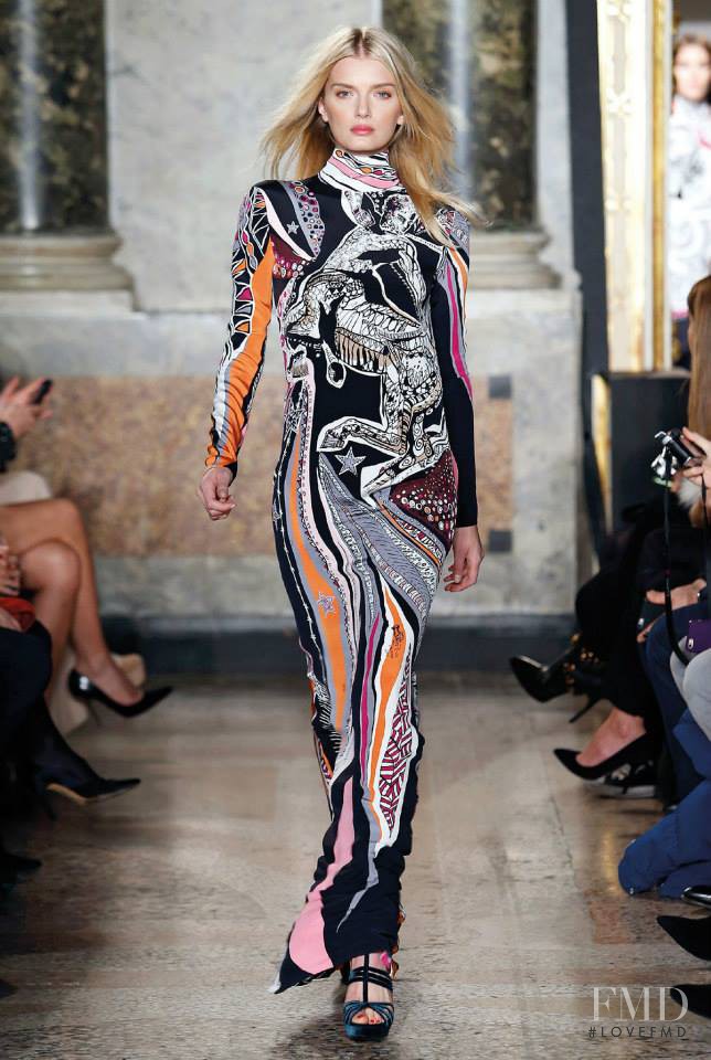 Lily Donaldson featured in  the Pucci fashion show for Autumn/Winter 2015