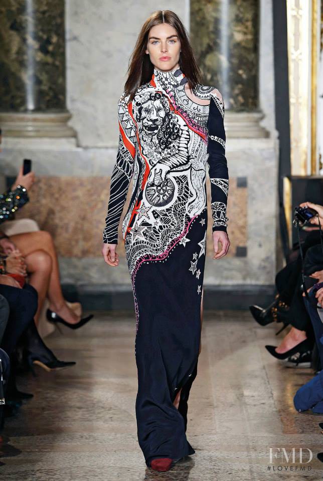 Hilary Rhoda featured in  the Pucci fashion show for Autumn/Winter 2015