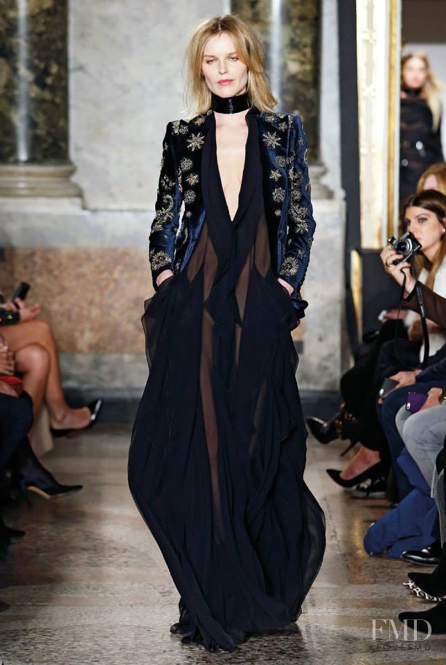 Eva Herzigova featured in  the Pucci fashion show for Autumn/Winter 2015