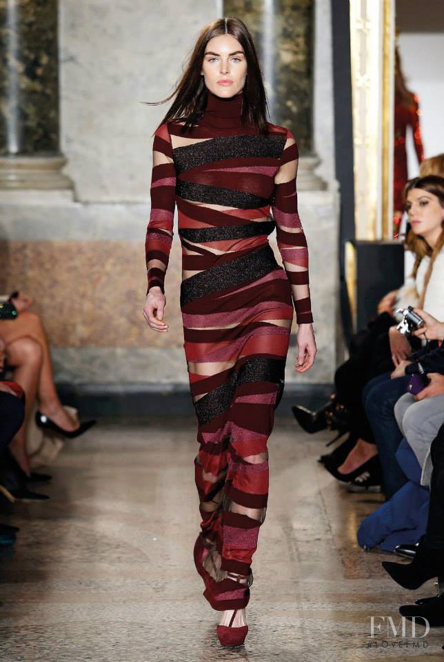 Hilary Rhoda featured in  the Pucci fashion show for Autumn/Winter 2015