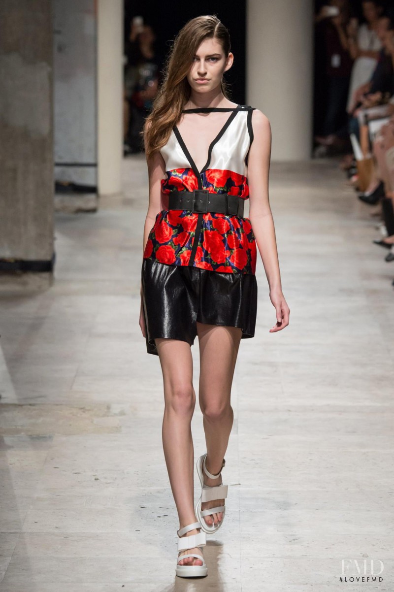 Simona Kirchnerova featured in  the Maison Rabih Kayrouz fashion show for Spring/Summer 2015