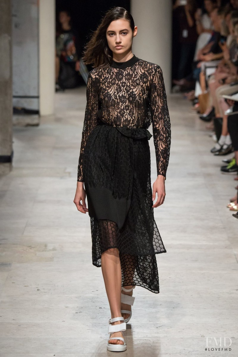 Bruna Ludtke featured in  the Maison Rabih Kayrouz fashion show for Spring/Summer 2015