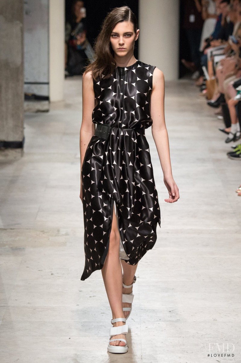 Vittoria Ceretti featured in  the Maison Rabih Kayrouz fashion show for Spring/Summer 2015
