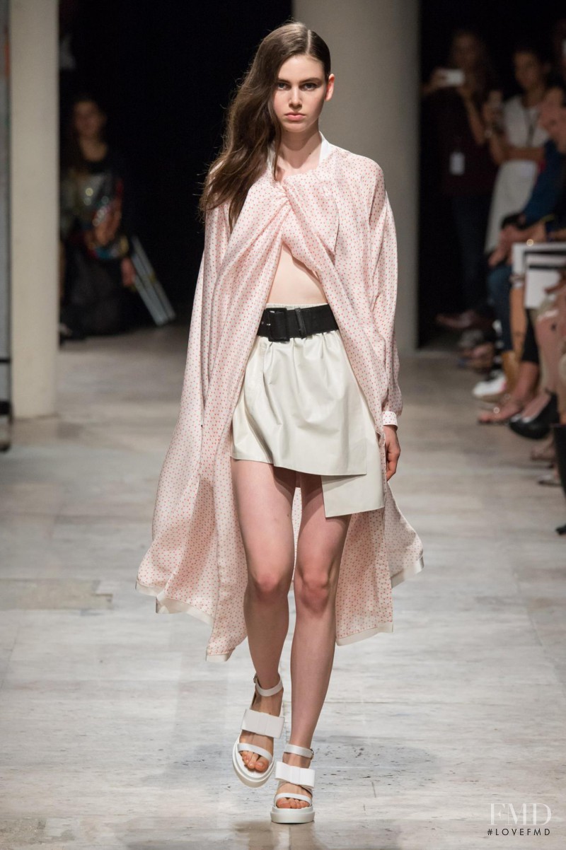 Irma Spies featured in  the Maison Rabih Kayrouz fashion show for Spring/Summer 2015
