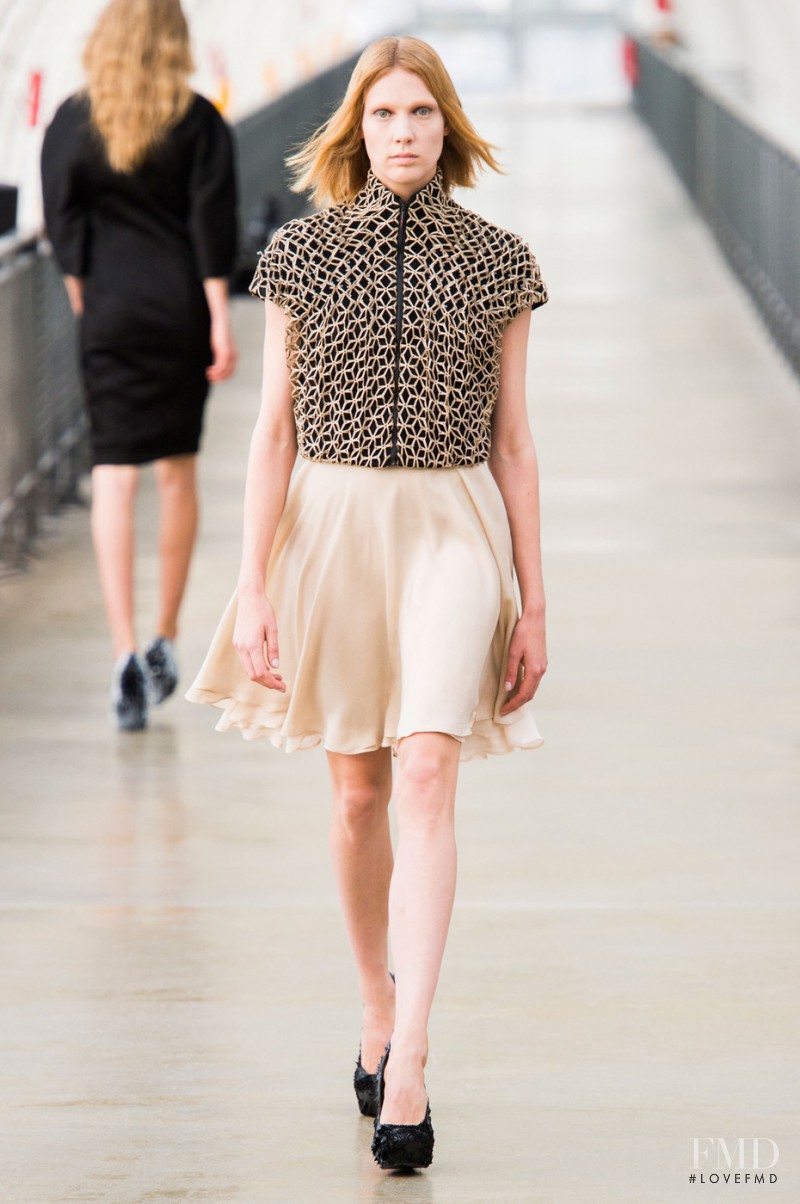 Annely Bouma featured in  the Iris Van Herpen fashion show for Spring/Summer 2015