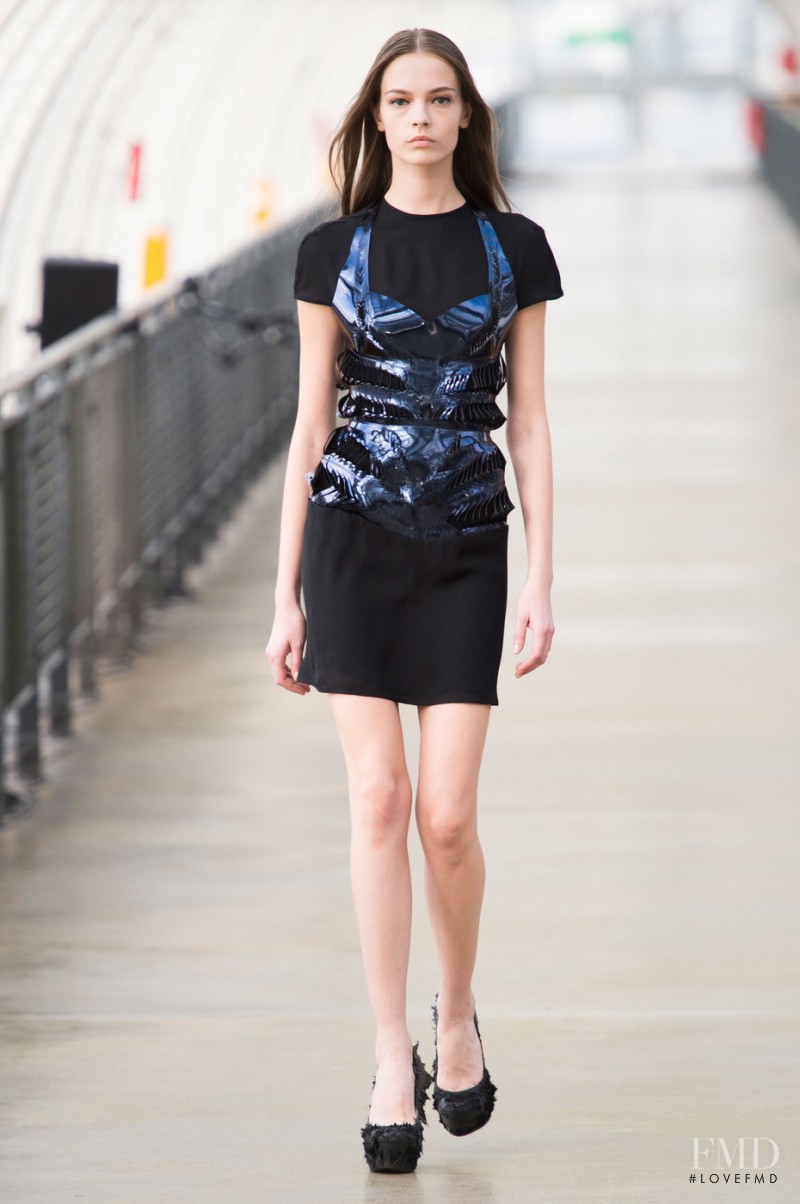 Mina Cvetkovic featured in  the Iris Van Herpen fashion show for Spring/Summer 2015