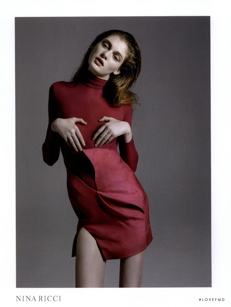 Natalie Keyser featured in  the Nina Ricci advertisement for Autumn/Winter 2009