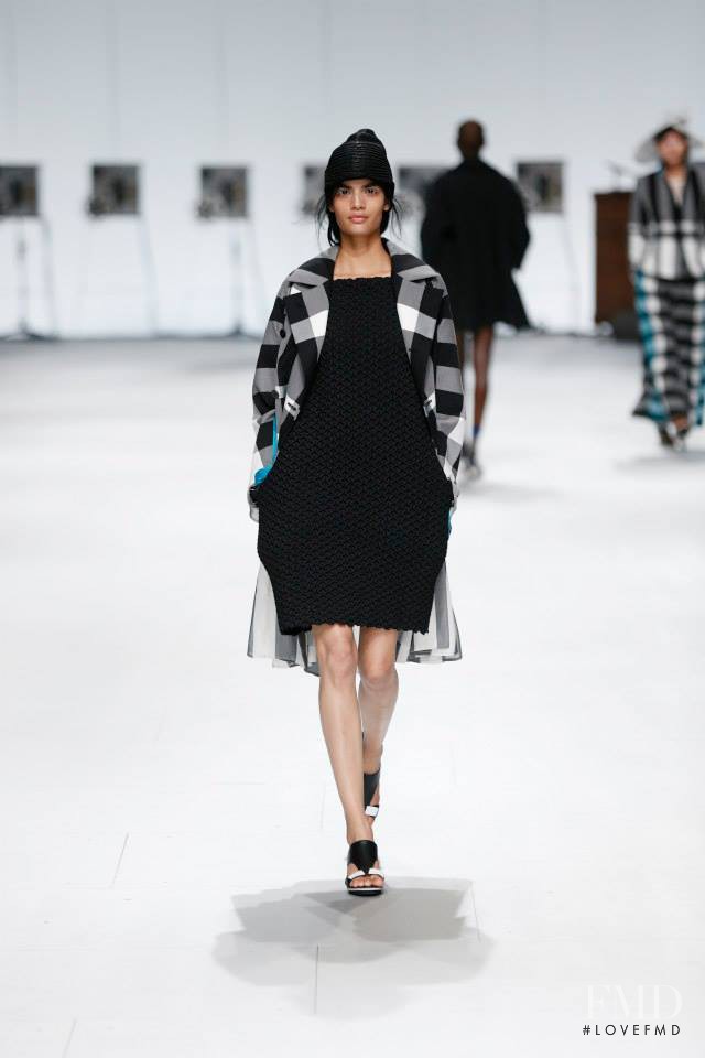 Bhumika Arora featured in  the Issey Miyake fashion show for Spring/Summer 2015