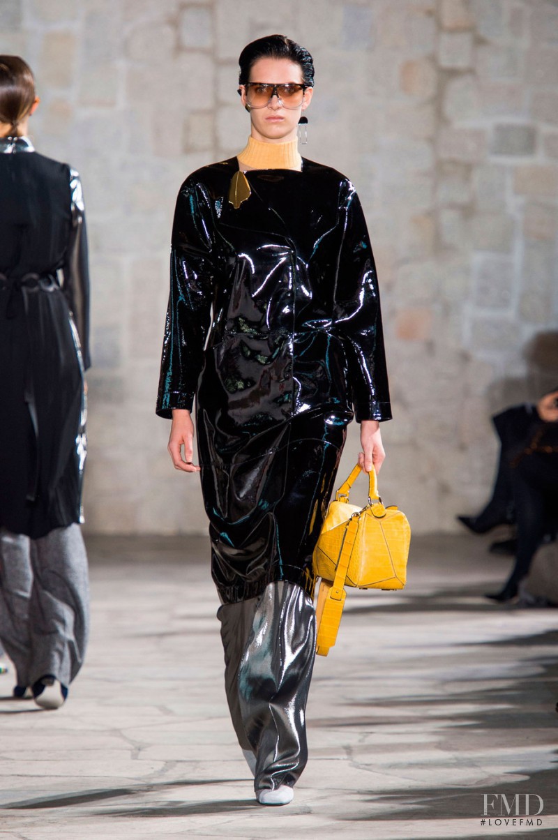 Ashleigh Good featured in  the Loewe fashion show for Autumn/Winter 2015