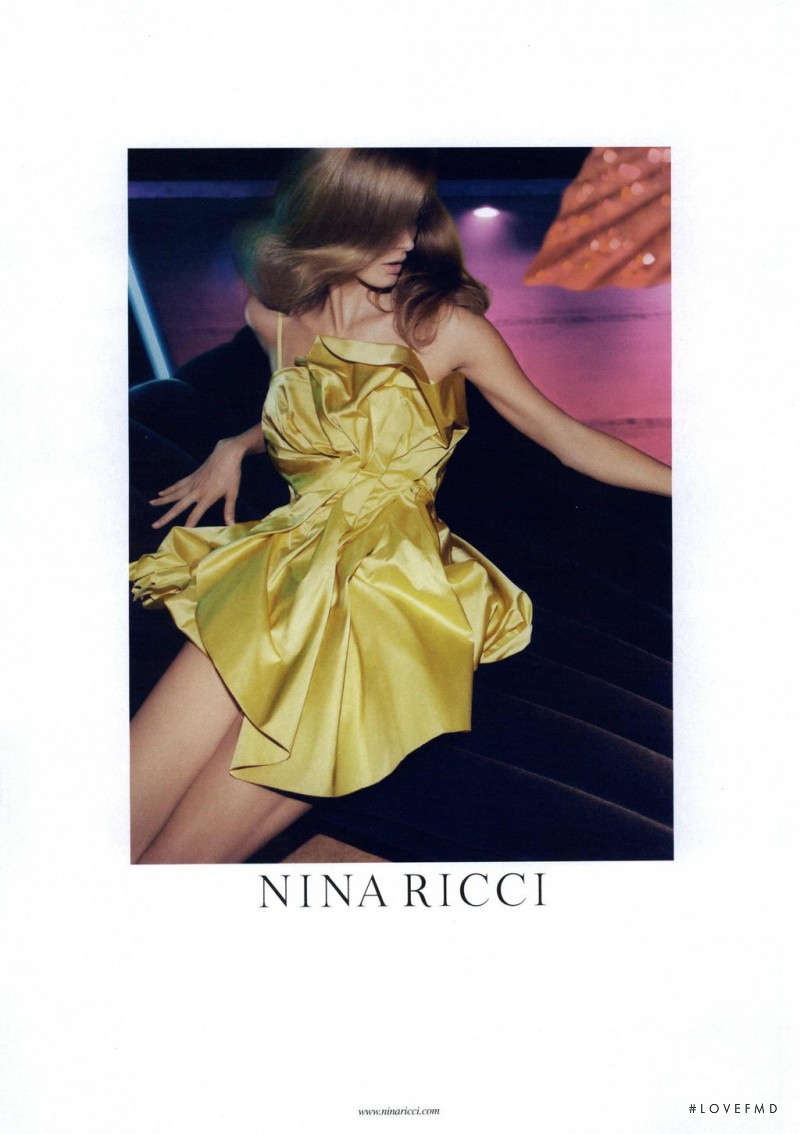 Malgosia Bela featured in  the Nina Ricci advertisement for Spring/Summer 2011