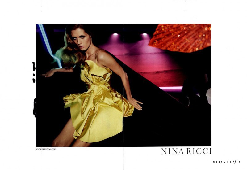 Malgosia Bela featured in  the Nina Ricci advertisement for Spring/Summer 2011
