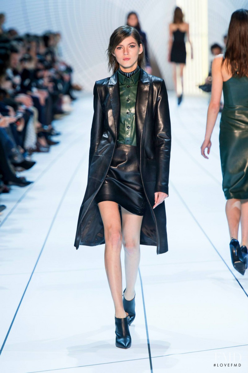 Valery Kaufman featured in  the Mugler fashion show for Autumn/Winter 2015