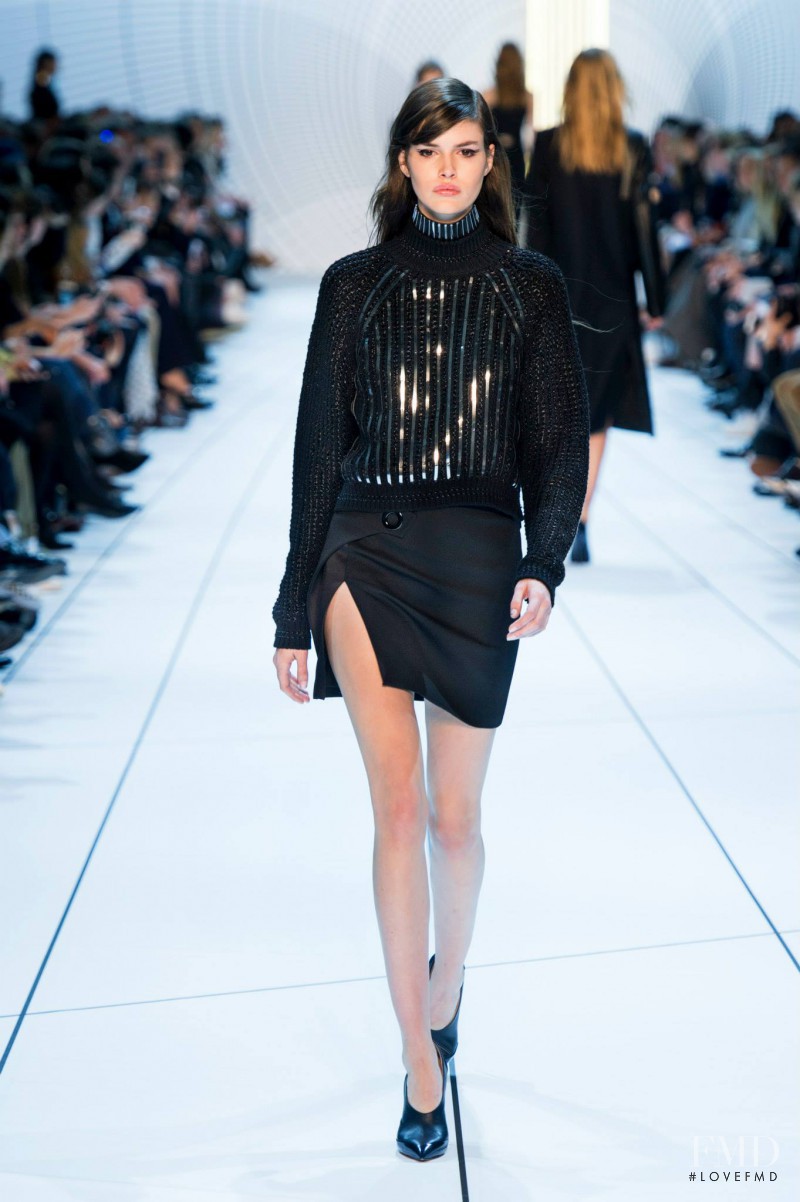 Vanessa Moody featured in  the Mugler fashion show for Autumn/Winter 2015