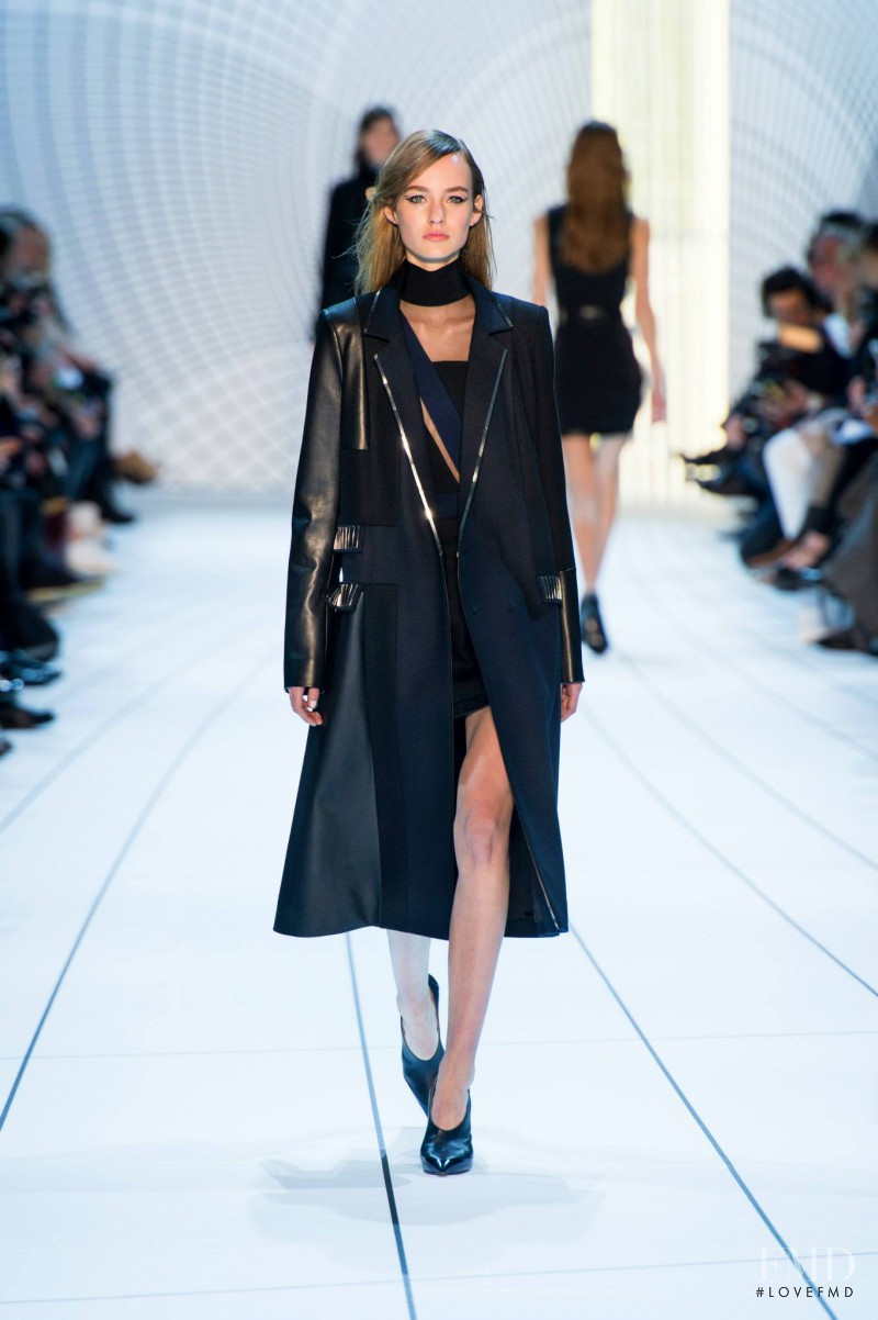 Maartje Verhoef featured in  the Mugler fashion show for Autumn/Winter 2015