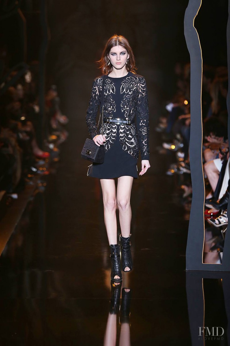 Valery Kaufman featured in  the Elie Saab fashion show for Autumn/Winter 2015