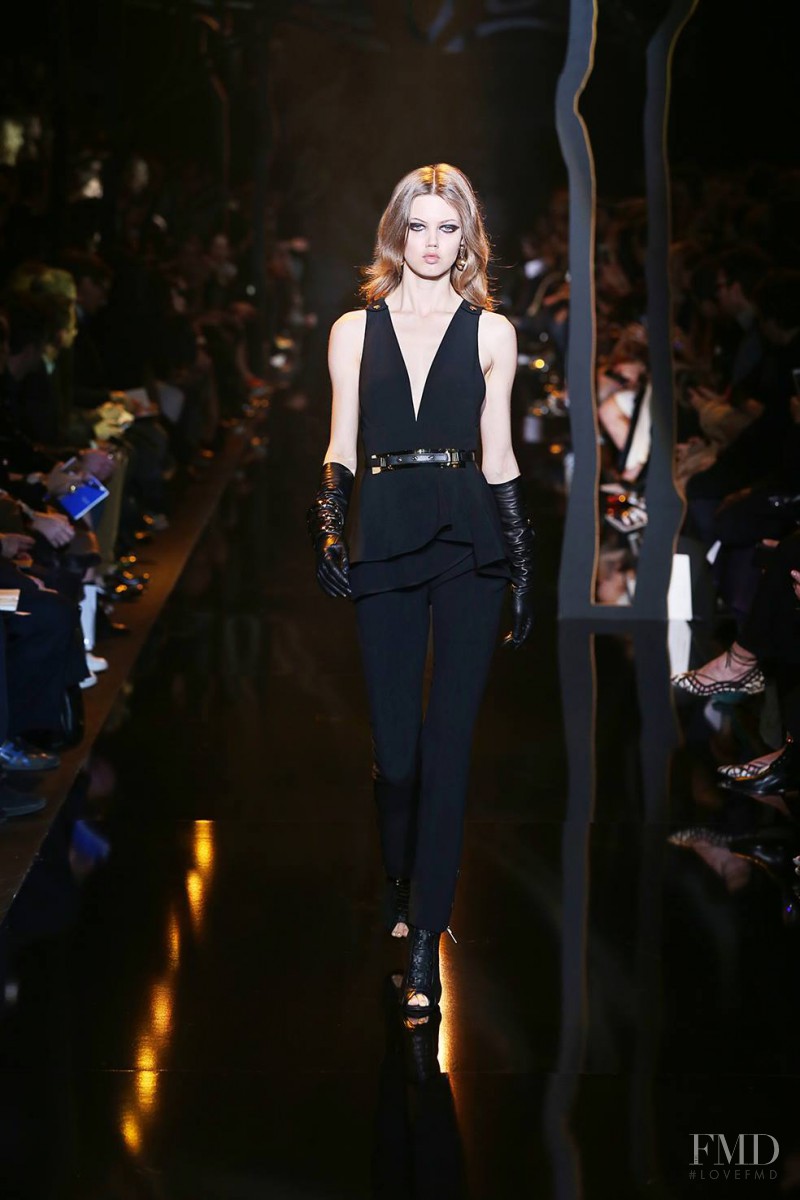 Lindsey Wixson featured in  the Elie Saab fashion show for Autumn/Winter 2015