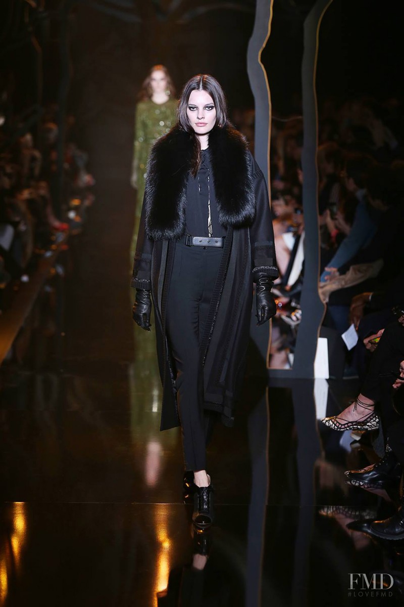 Amanda Murphy featured in  the Elie Saab fashion show for Autumn/Winter 2015