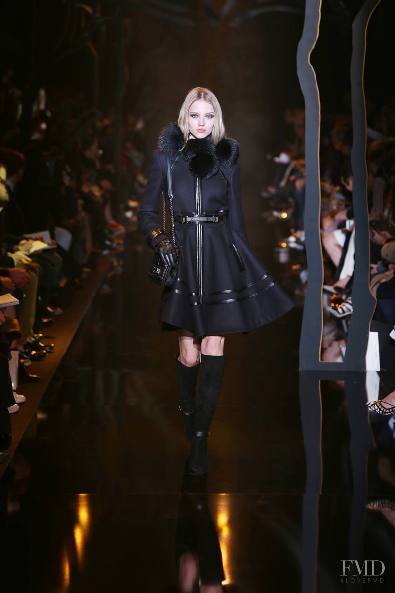 Sasha Luss featured in  the Elie Saab fashion show for Autumn/Winter 2015