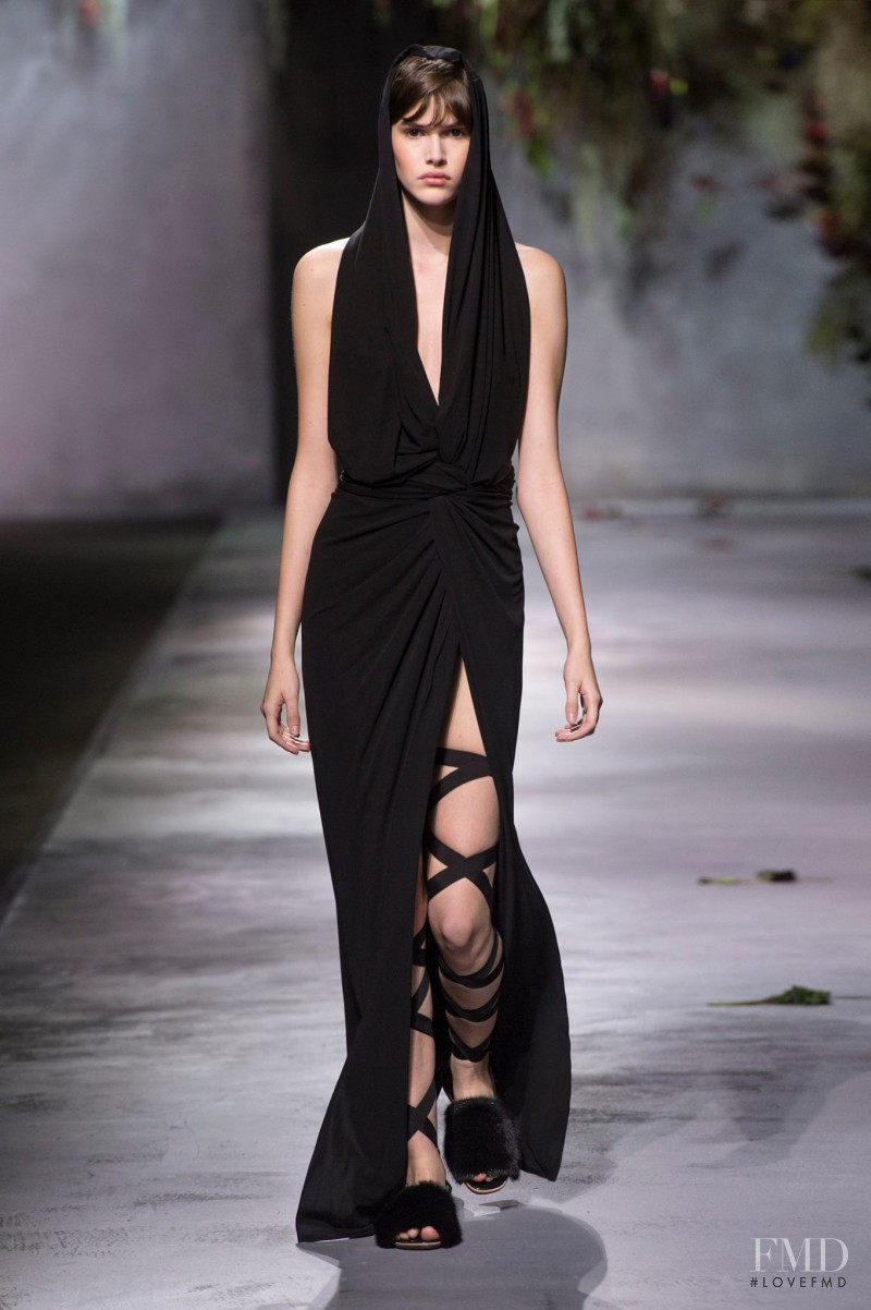 Vanessa Moody featured in  the Vionnet fashion show for Autumn/Winter 2015