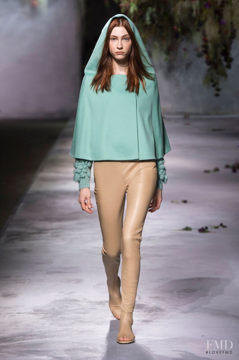 Lera Tribel featured in  the Vionnet fashion show for Autumn/Winter 2015