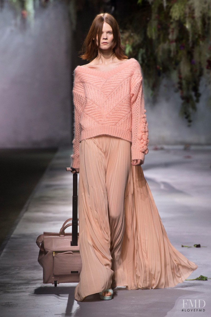 Irina Kravchenko featured in  the Vionnet fashion show for Autumn/Winter 2015