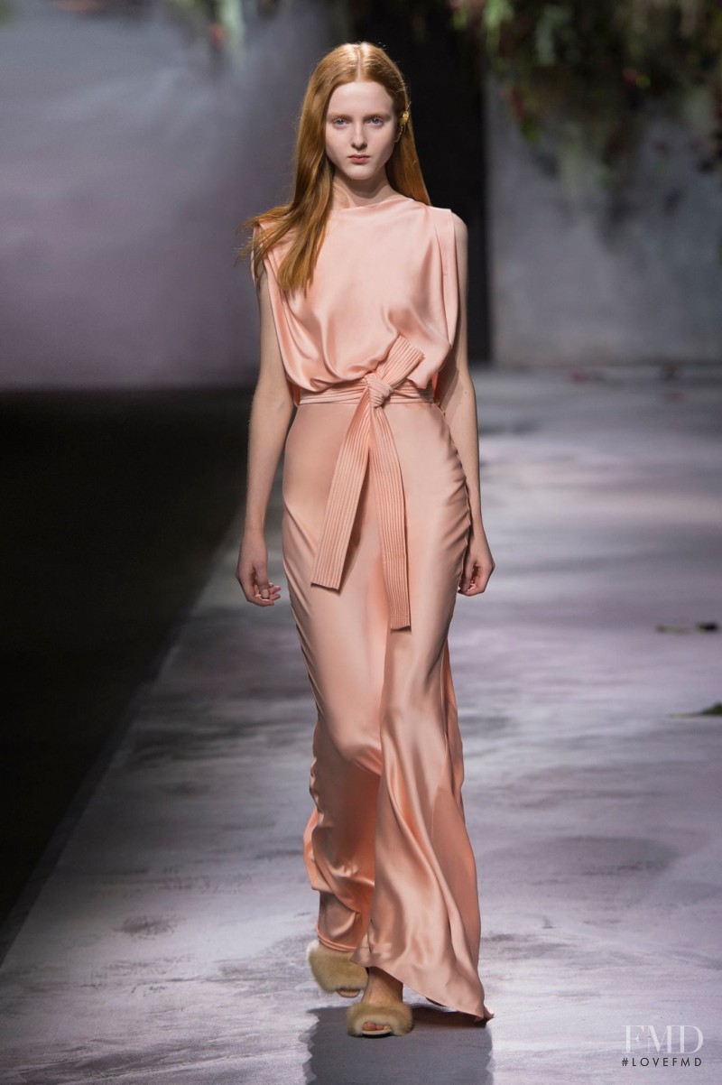 Madison Stubbington featured in  the Vionnet fashion show for Autumn/Winter 2015