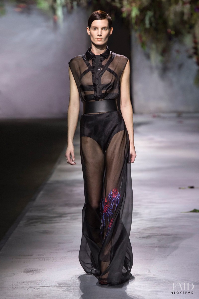 Iris Strubegger featured in  the Vionnet fashion show for Autumn/Winter 2015